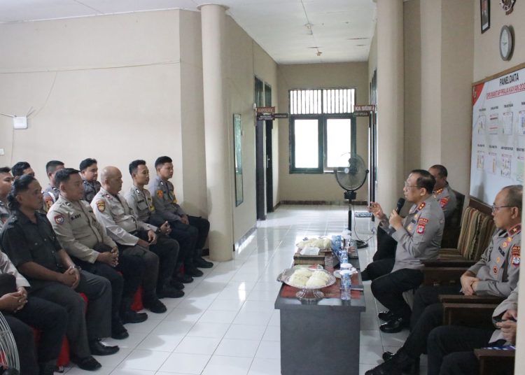 Kapolda Kaltara Kunjungi Polsek Tanjung Palas Utara, Apresiasi Kondisi Mako dan Tekankan Peran Bhabinkamtibmas