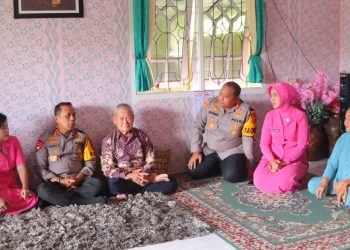 Rawat Silaturahmi Polresta Bulungan Jajaki Rumah Purnawirawan Polri