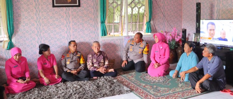 Rawat Silaturahmi Polresta Bulungan Jajaki Rumah Purnawirawan Polri