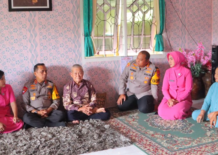 Rawat Silaturahmi Polresta Bulungan Jajaki Rumah Purnawirawan Polri