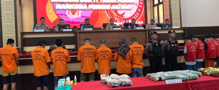 Polda Kaltara Musnahkan 16,8 Kilo Sabu, Selamatkan Ratusan Ribu Jiwa