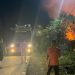Kebakaran Lahan Di KM 4 Personel Polda Kaltara Ikut Padamkan Api