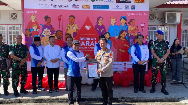 PMI Bulungan Gelar Donor Darah dan Beri Penghargaan bagi Pendonor Aktif