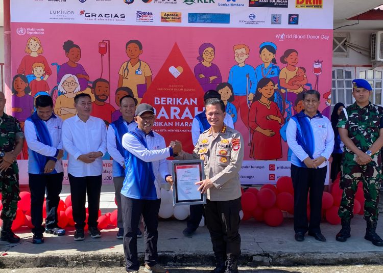 PMI Bulungan Gelar Donor Darah dan Beri Penghargaan bagi Pendonor Aktif