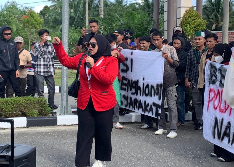 Tuntut Kapolda Kaltara Mundur, Aksi Mahasiswa Berujung Ricuh