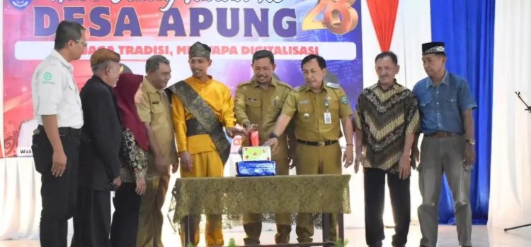 HUT ke-28, Desa Apung Luncurkan Aplikasi Sistem Informasi Desa untuk Tingkatkan Pelayanan Publik