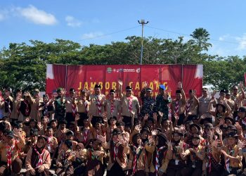 Kasat Binmas Polresta Bulungan Hadiri Penutupan Jambore Cabang Pramuka Tahun 2025