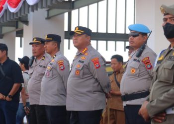 Polresta Bulungan Kawal Aksi Damai Penolakan Transmigrasi oleh Aliansi Masyarakat Adat Asli Kalimantan Utara