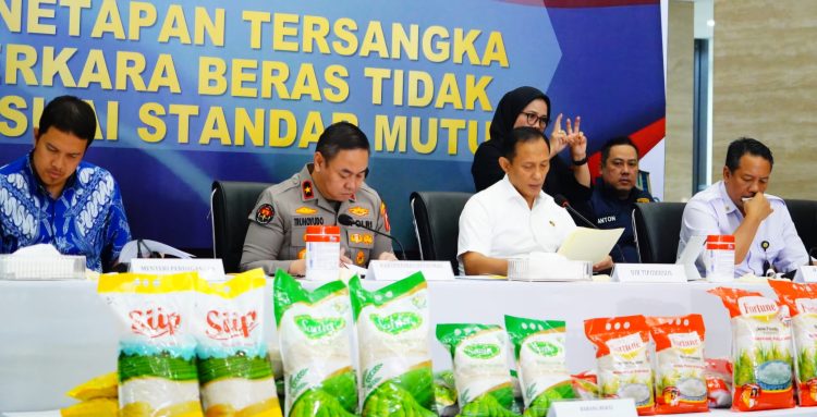 Beras Premium Tak Sesuai Mutu Satgas Pangan Polri, Jerat 3 Pimpinan PT. PIM