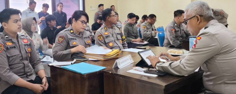Wujudkan Polri yang Berintegritas,Polda Kaltara Lakukan Verifikasi Sertijab