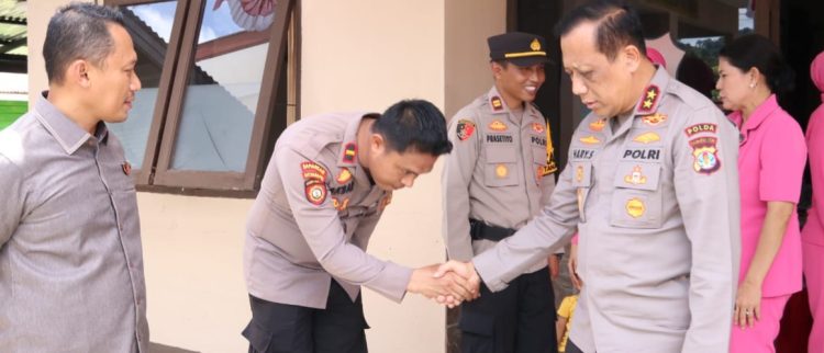 Kapolda Kunjungi Polsek Tanjung Palas, Cek Kesiapan Personel dan Berikan Motivasi