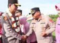 Kapolresta Bulungan Hadiri Penyambutan Kapolda Kaltara Brigjen Pol. Djati Wiyoto Abadhy