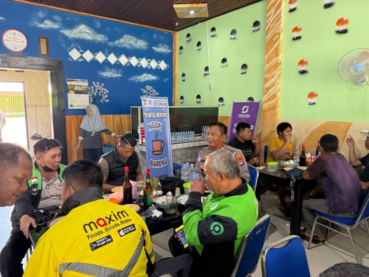 Satlantas Polresta Bulungan Jalin Sinergi dengan Driver Ojol di Tanjung Selor