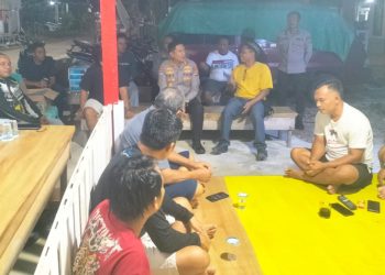 Personel Polresta Bulungan Rutin Supervisi Pos Kamling