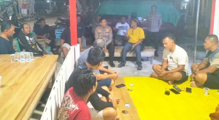 Personel Polresta Bulungan Rutin Supervisi Pos Kamling