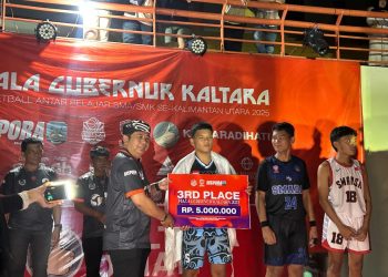 Polresta Bulungan Amankan Grand Final Turnamen Basketball Piala Gubernur Kaltara