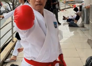 Dua Personel Polresta Bulungan Raih Prestasi di Kejuaraan Terbuka Karate Piala Panglima TNI