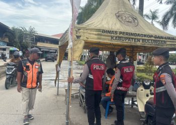 Polresta Bulungan Gelar Patroli di Pasar Induk Jl. Sengkawit