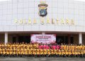 Semarak Hari Jadi Polwan ke-77, Polresta Bulungan Ikut Ramaikan Senam Kreasi di Mapolda Kaltara