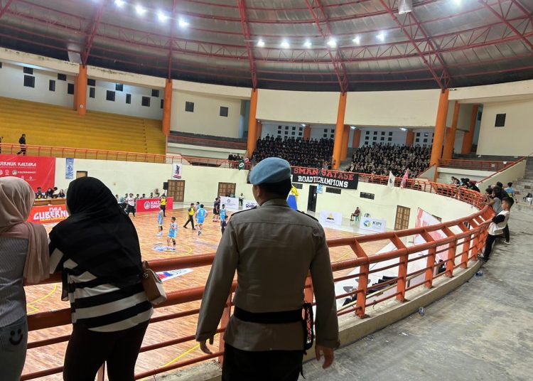 Polresta Bulungan Amankan Turnamen Basketball Piala Gubernur Kaltara Tingkat Pelajar