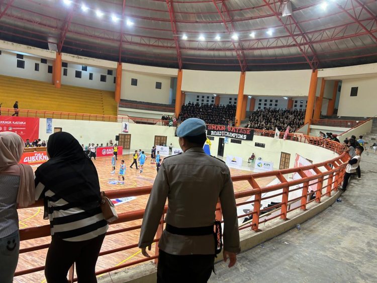 Polresta Bulungan Amankan Turnamen Basketball Piala Gubernur Kaltara Tingkat Pelajar