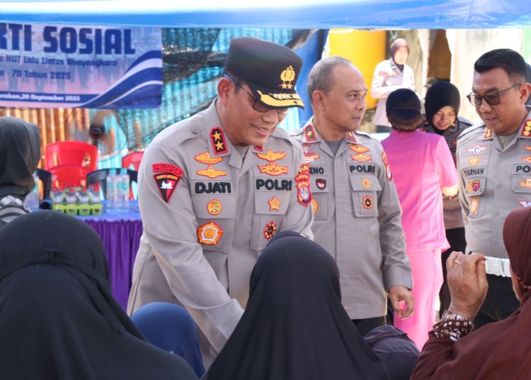 Polda Kaltara Gelar Bakti Sosial Peringati Hari Lalu Lintas Bhayangkara ke-70
