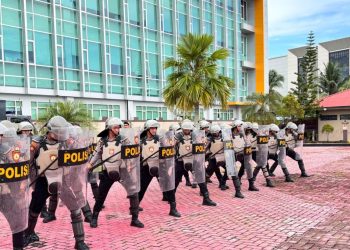 30 Personel Polresta Bulungan Antusias Ikuti Sat Samapta