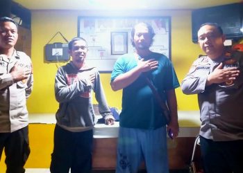 Sat Binmas Polresta Bulungan Rutin Sambangi Pos Kamling, Ajak Warga Aktif Jaga Lingkungan