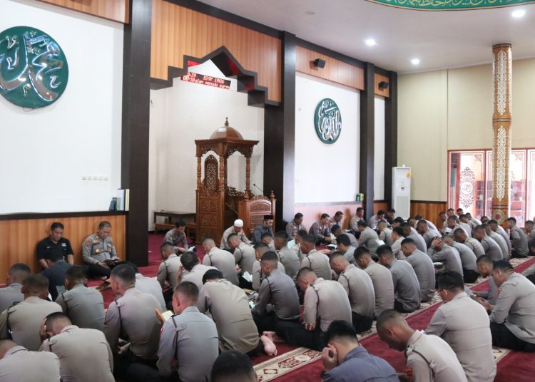 Polda Kaltara Konsisten Gelar Binrohtal, Perkuat Mental dan Spiritual Personel Polri