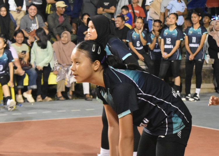 Bupati dan Wabup Ikut Saksikan Serunya Final Voli Porkab II Bulungan