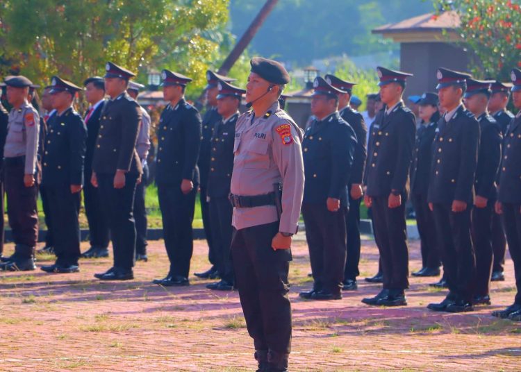Polresta Bulungan Gelar Upacara Hari Kesaktian Pancasila