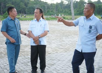 Bupati Bulungan Cek Persiapan Venue Utama HUT Tanjung Selor dan Kabupaten Bulungan