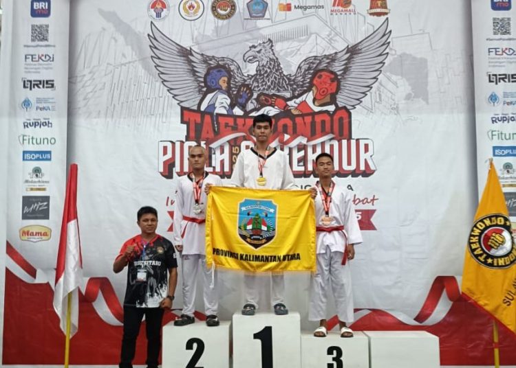 Kaltara Raih Tiga Emas di Hari Pertama Kejuaraan Taekwondo Piala Gubernur Sulut