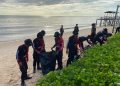 Bintara Remaja AK 52/56 Polda Kaltara Gelar Bakti Sosial Bersihkan Pantai Mudani
