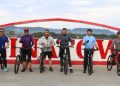 Gowes Pagi, Pantau Kamtibmas dan Sapa Warga