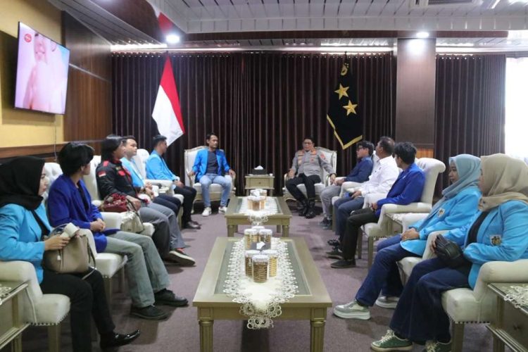 Kapolda Kaltara Terima Kunjungan DPD KNPI Bulungan