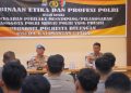 Bidpropam Polda Kaltara Gelar Pembinaan Etika Profesi Polri di Polresta Bulungan