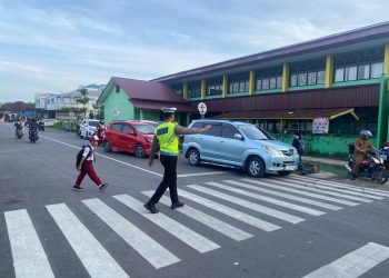 Tekan Pelanggaran, Sat Lantas Bulungan Intensifkan Strong Point