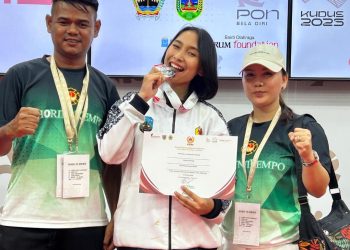 Bripda Agustina Idom Harumkan Nama Polresta Bulungan di Ajang PON 2025
