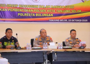 Polresta Bulungan Gelar FGD Bahas Pembentukan Polsekta Tanjung Selor