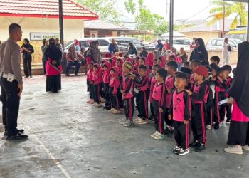 Polresta Bulungan Gelar Kegiatan Polisi Sahabat Anak Bersama TK Insan Bertaqwa