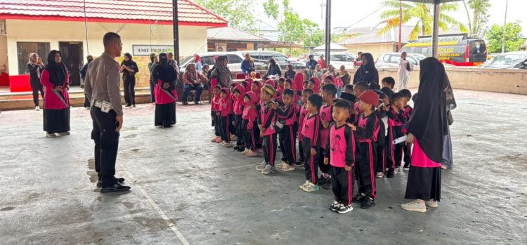 Polresta Bulungan Gelar Kegiatan Polisi Sahabat Anak Bersama TK Insan Bertaqwa