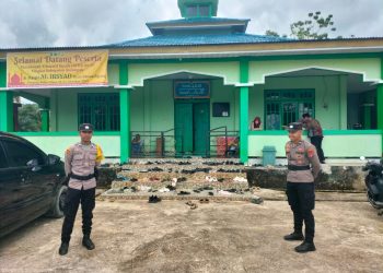 Polsek Tanjung Palas Utara Amankan Pelaksanaan MTQ ke-50 Kabupaten Bulungan