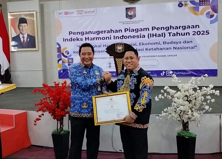 Bulungan Raih Penghargaan Indeks Harmoni Indonesia 2025 dari Kemendagri