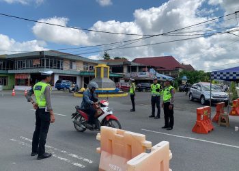 Satlantas Polresta Bulungan Laksanakan Pengamanan Lomba Dayung di Pelabuhan VIP