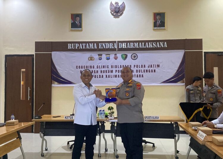 Labfor Polda Jatim Gelar Coaching Clinic di Polresta Bulungan