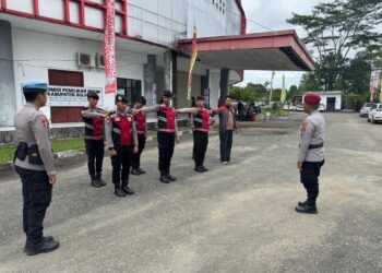 Kerahkan Puluhan Personel Amankan Open Turnamen Domino Gubernur Kaltara