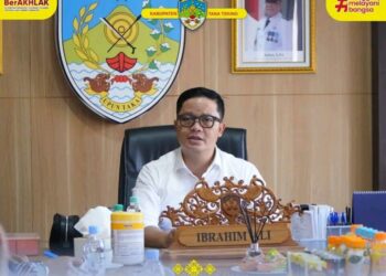 Rakor Bersama Kades Pesisir, Bupati Tana Tidung Minta Wilayah Desa Tetap Aman dan Kondusif
