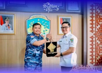 Bupati Tana Tidung Silaturahmi Komandan Lanud Anang Busra, Perkuat Sinergi Pemda dan TNI AU