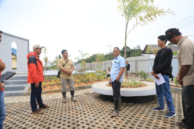 Pembangunan Taman Desa Salimbatu Rampung 80 Persen
